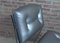 Set of Italian Art Deco Chairs in Leather, 1960 9