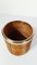 Italian Cachepot Basket in Hand-Woven Pencil Reed Rattan and Brass, 1970s 18