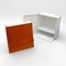 Vintage Orange and White Wall Cabinets from Flair, 1970s, Set of 2 6