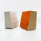 Vintage Orange and White Wall Cabinets from Flair, 1970s, Set of 2 11