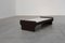 Rectangular Brown Leather and Carrara Marble Coffee Table, 1960s 11