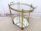 Vintage French Serving Trolley from Maison Baguès, 1960s 2