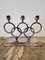 Candlestick with Olympic Symbol in Metal 2