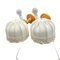 Swedish Modern Pine Wall Lamps with Fabric Shades, 1970s, Set of 2, Image 8