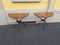 Console Tables in Embossed Iron with Demi-Lune Red Verona Marble Tops, 1980s, Set of 2 5