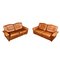 Dänisches Mid-Century 2-Sitzer Sofa aus Hellbraunem Leder, Madsen & Schubell zugeschrieben 3