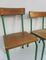 Childrens Chairs by Willy van der Meeren for Tubax, 1950s, Set of 4 3