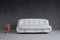 Soriana Sofa in White Leather by Afra & Tobia Scarpa for Cassina, 1970 1