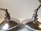 Vintage French Industrial Wall Lamps, 1950, Set of 2 4