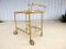 Mid-Century Serving Trolley on Wheels from Maison Baguès, Image 6