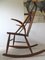 Gyngestol No. 3 Rocking Chair by Illum Wikkelso for Niels Eilersen, 1950s 6