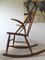 Rocking Chair Gyngestol No. 3 par Illum Wikkelso pour Niels Eilersen, 1950s 6