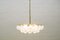 Brass & Crystal Glass Snow Balls Chandelier from Doria, 1970s, Image 8