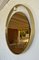 Italian Brass and Smoked Glass Mirror, 1970s 3