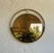 Italian Brass and Smoked Glass Mirror, 1970s 5