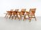 Vintage Rex Folding Chairs by Niko Kralj for Stol, Set of 4, Image 3