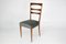 Italian Velvet Dining Chairs, 1950s, Set of 6 1