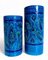 Vasi grandi Rimini in ceramica blu di Aldo Londi, anni '60, set di 2, Immagine 6