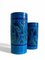 Vasi grandi Rimini in ceramica blu di Aldo Londi, anni '60, set di 2, Immagine 3