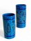 Vasi grandi Rimini in ceramica blu di Aldo Londi, anni '60, set di 2, Immagine 10