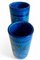 Vasi grandi Rimini in ceramica blu di Aldo Londi, anni '60, set di 2, Immagine 12