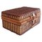 Valise de Pique-Nique Vintage en Osier, France, 1940s 1