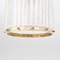 Vintage Pendant Lamp in Brass and Glass from Orrefors, 1960, Image 4
