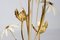 Lampadaire Vintage Fleur Dorée par Hans Kögl, 1970s 8