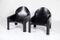 Black Model 4794 Lounge Chairs by Gae Aulenti for Kartell, 1974, Set of 2 2
