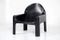 Schwarzer Modell 4794 Sessel von Gae Aulenti für Kartell, 1974, 2er Set 1