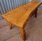 Table Basse Tronc d'Arbre Mid-Century en Noyer 2