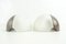 Round Space Age Wall Lamps, 1960s, Set of 2 4