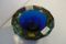 Deep Blue and Amber Faceted Sommerso Bowl by Alessandro Mandruzzato, 1960s, Image 3