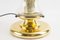 Glass & Brass Table Lamp from Baum Leuchten, 1960s, Image 7