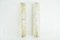 Brass & Ice Glass Tubular Wall Lamps from Hillebrand, 1960s, Set of 2, Image 1