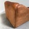 DS47 Armchair with Stool in Leather from de Sede, 1970s, Set of 2 4