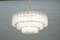 Large 3-Tier Chandelier with Ice Glass Elements from Doria, 1960s 6