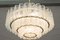 Large 3-Tier Chandelier with Ice Glass Elements from Doria, 1960s 2