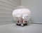 Grande Lampe de Bureau en Verre Soufflé Nid d'Abeille, 1970 9
