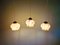 Lampes à Suspension Art Déco en Opaline Marbrée, 1920s, Set de 3 14