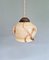 Lampes à Suspension Art Déco en Opaline Marbrée, 1920s, Set de 3 10