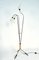 Lampadaire Mid-Century à Trois Bras avec Col de Cygne, 1950s 4