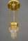 Lampe à Suspension Jugendstil avec Abat-Jour en Verre Taillé, 1910s 12
