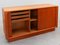 Small Sideboard with Sliding Doors from Dyrlund, Denmark, 1960s 9