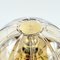 Plafonnier Mid-Century en Verre et Laiton de Limburg, 1960s 6