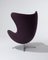 Mauve Egg Armchair by Arne Jacobsen for Fritz Hansen, 1960s 5