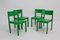 Grüne Mid-Century Esszimmerstühle von E. & A. Pollak, 4er Set 3