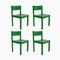 Mid-Century Green Dining Chairs from E. & A. Pollak, Set of 4 11