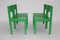 Mid-Century Green Dining Chairs from E. & A. Pollak, Set of 4 2