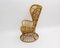 Italian Wicker Chair by Lio Carminati, 1940s 2